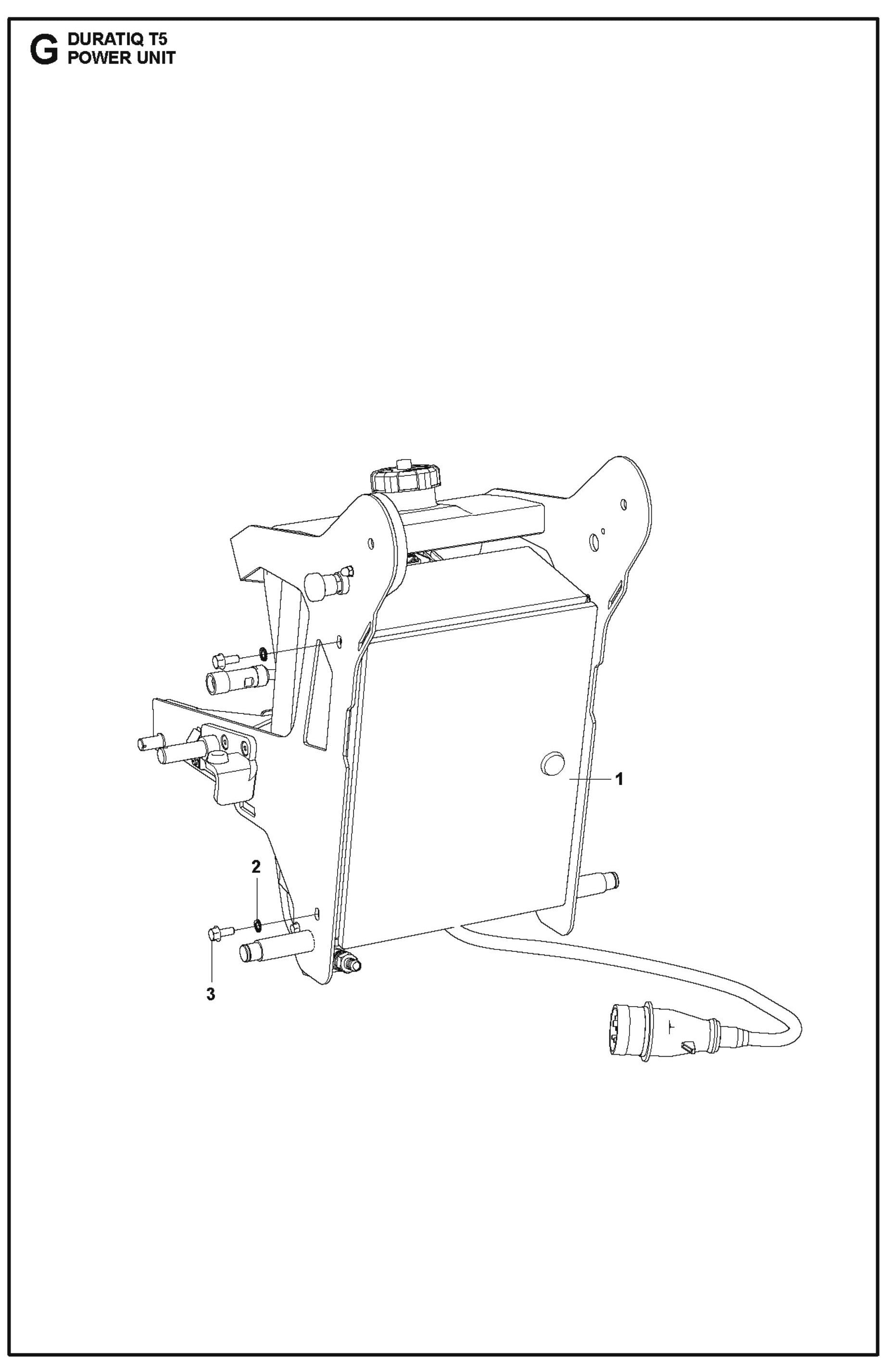 Power Unit Parts For HTC T5 (4 KW) By Husqvarna