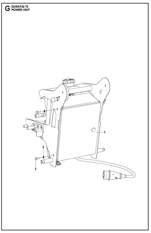 Power Unit Parts For HTC T5 (4 KW) By Husqvarna
