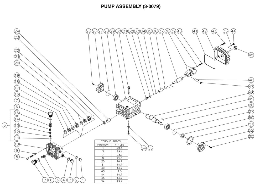 3004-0ME1 CW Pump Assembly