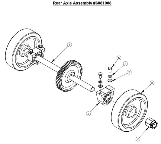 CG-1 Rear Axle Assembly