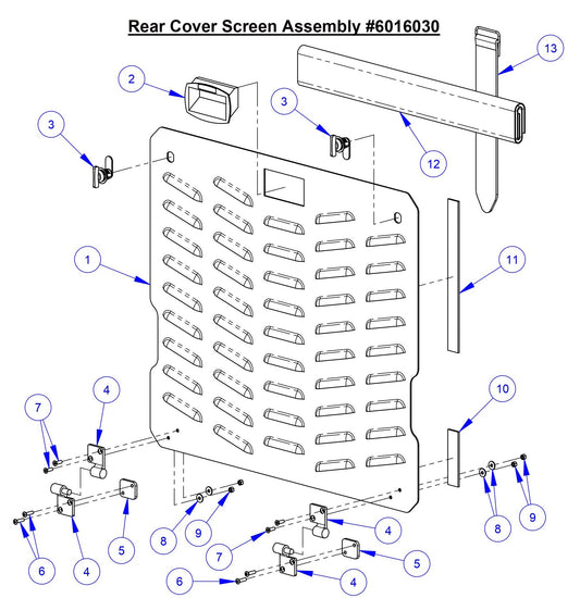 CC9074DK Rear Cover Screen Assembly