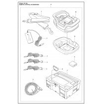 Remote Control Accessories Parts For WS 482 HF By Husqvarna