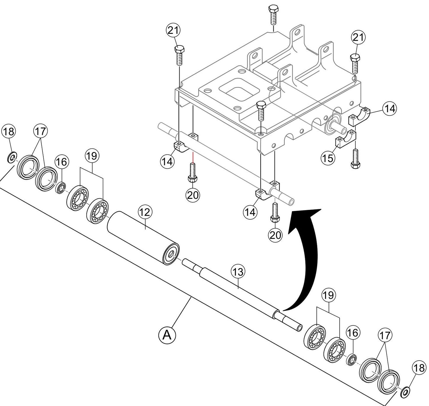MVB85H Roller Assembly Parts