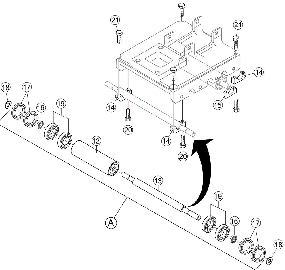 MVB85H Roller Assembly Parts