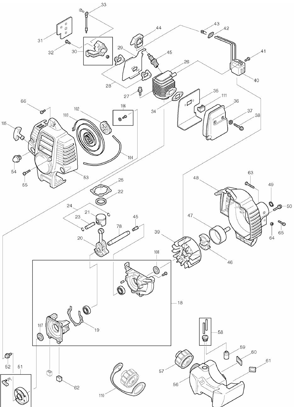 RST250 String Trimmer Assembly Part 2 by Makita