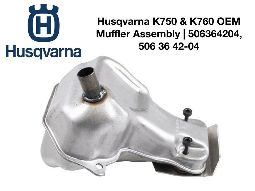 Muffler Assembly for Husqvarna K750 K760 Concrete Cut-Off Saw 506364204