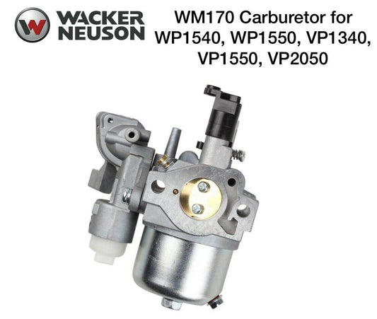 Carburetor Complete for Wacker Neuson WP1540, WP1550, VP1340, VP1550, VP2050 Plate 0156534 5000156534