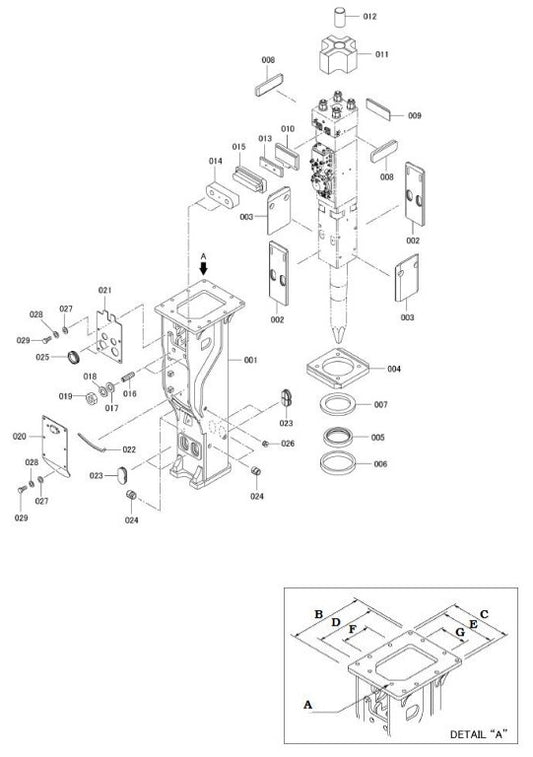 Box Mounting Parts for Fx1070