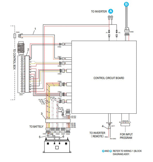 Wiring 3 (Control Circuit Board) Assembly Parts-GBBAT3S4M