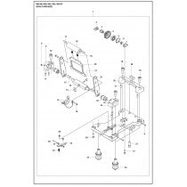 Saw Carriage Parts For WS 440 HF By Husqvarna