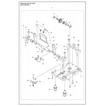 Saw Carriage Parts For WS 482 HF By Husqvarna