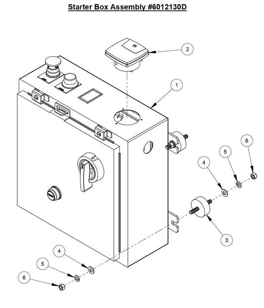 CC6540E Starter Box Assembly