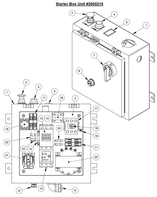 CC6540E Starter Box Unit