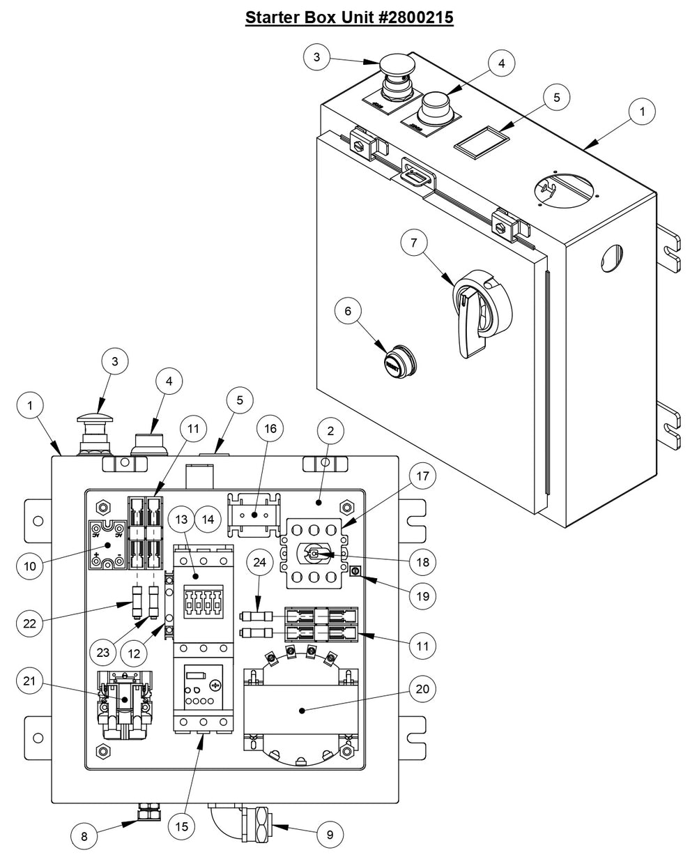 CC6540E Starter Box Unit