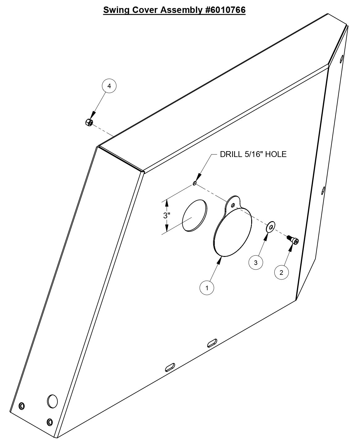 CC6160D Swing Cover Assembly