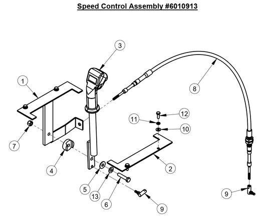 CC6160D Speed Control Assembly