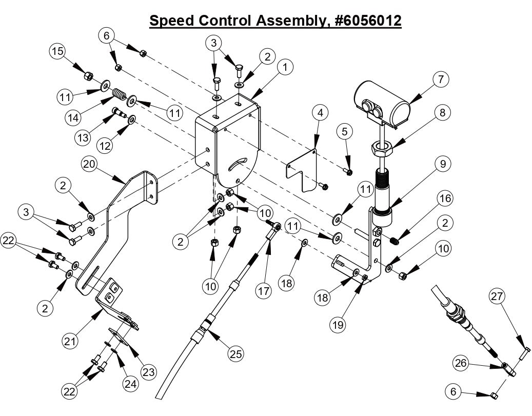 CC5555GK Speed Control Assembly