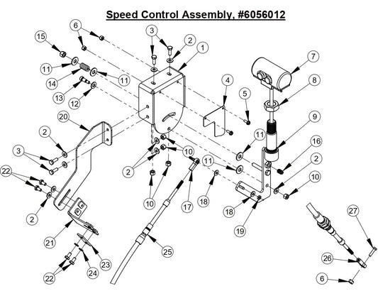 CC5555GK Speed Control Assembly