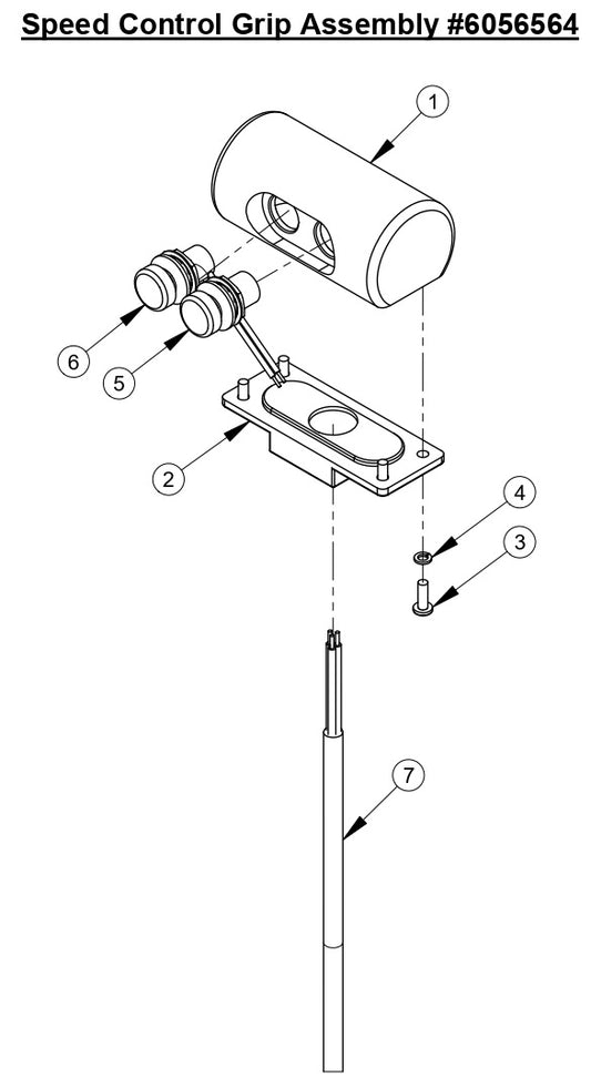 CC5555GK Speed Control Grip Assembly