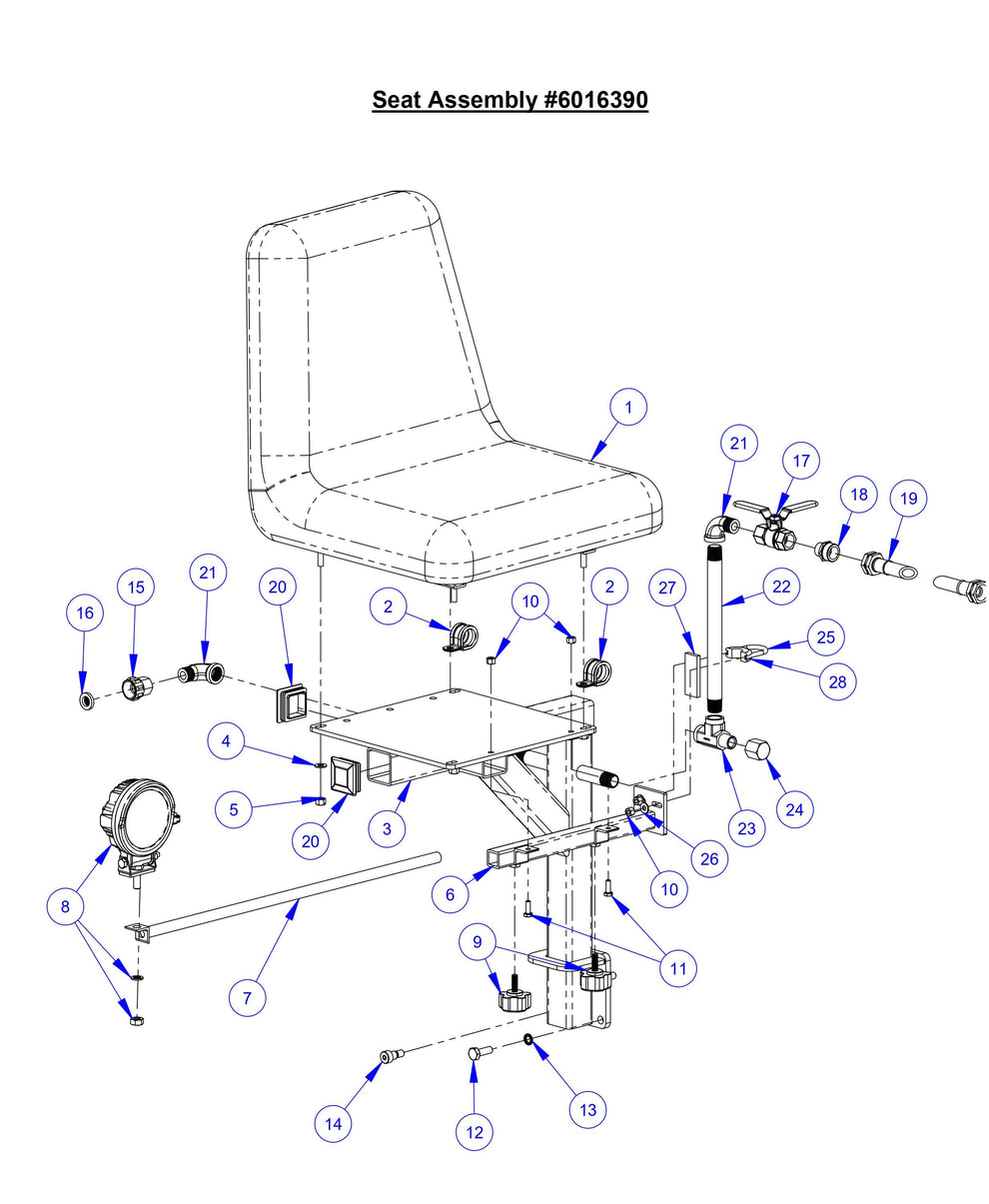 CC8574DD Seat Assembly 
