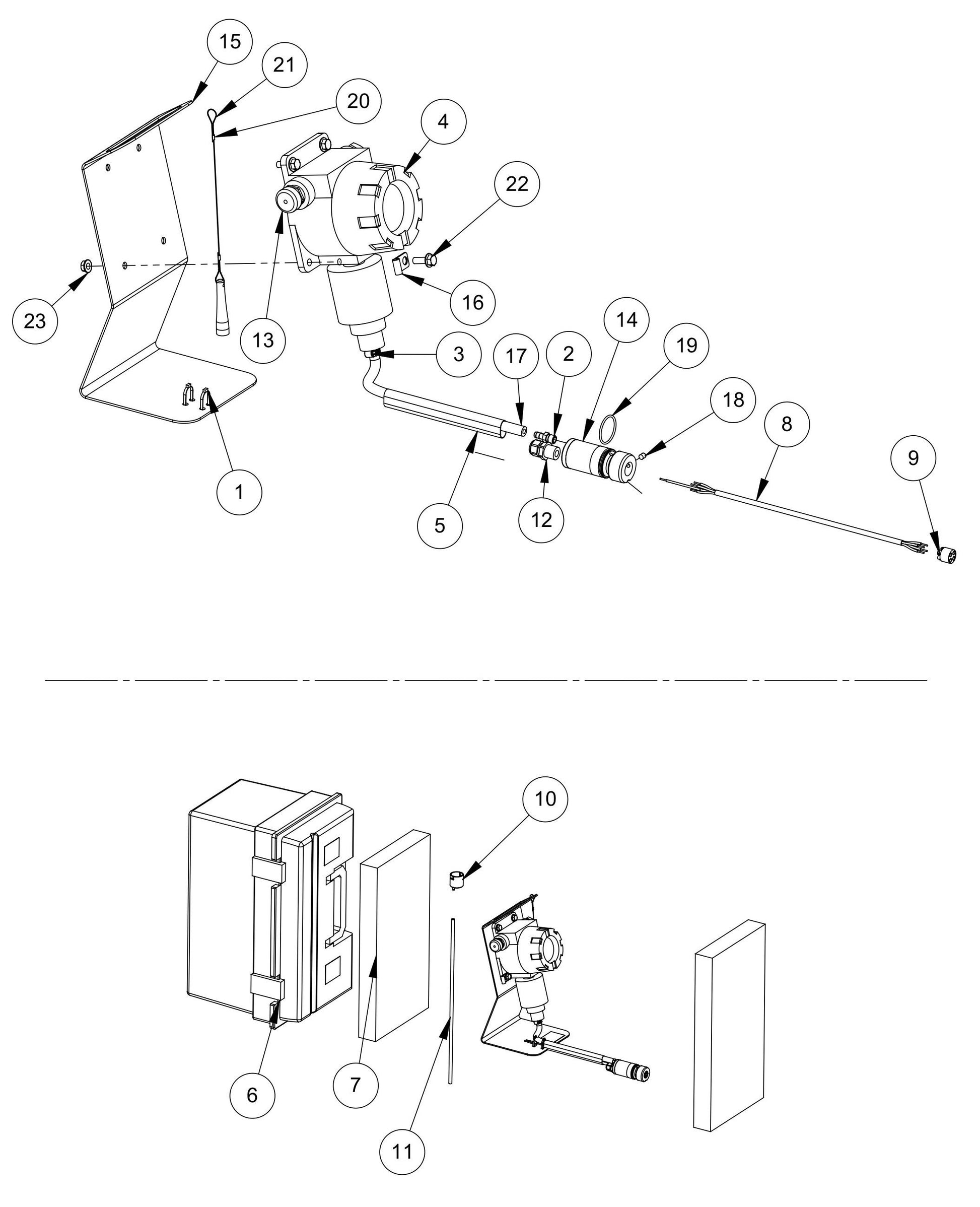 VEU Sensor Stand Assembly Parts By MBW
