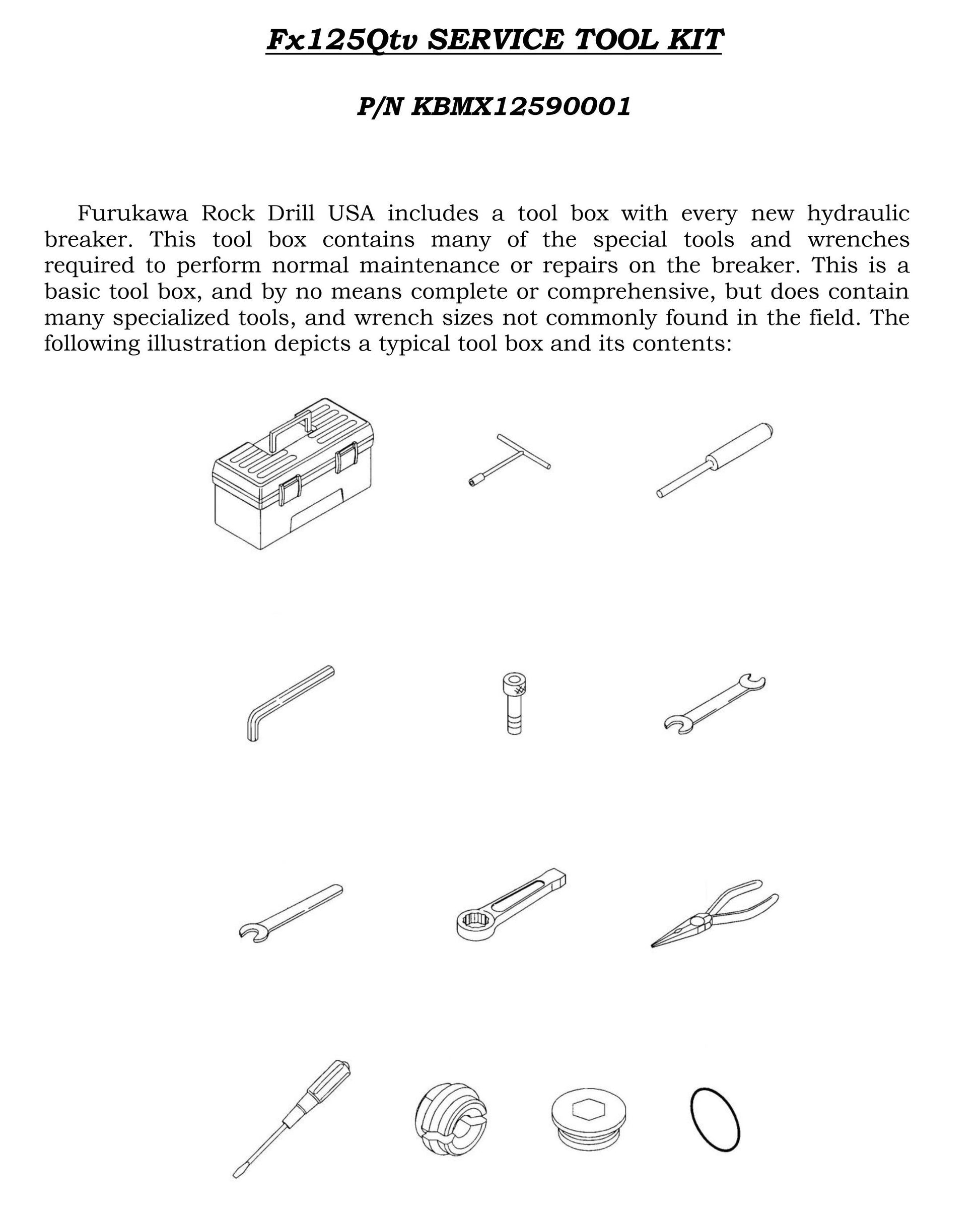Fx125Qtv Service Tool Kit