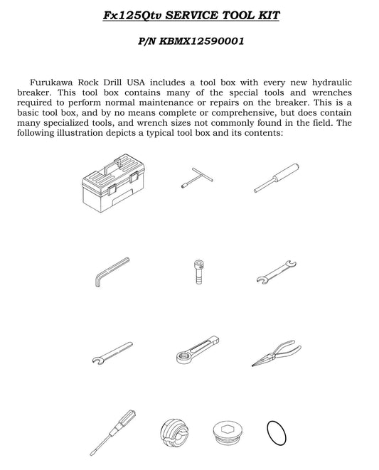 Fx125Qtv Service Tool Kit