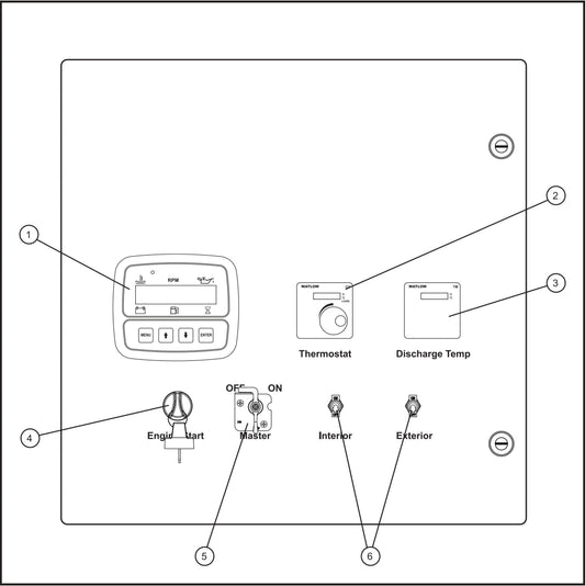 Control Box (1 of 2) Assembly Parts for SH-750 (17-000001 and UP) by Allmand