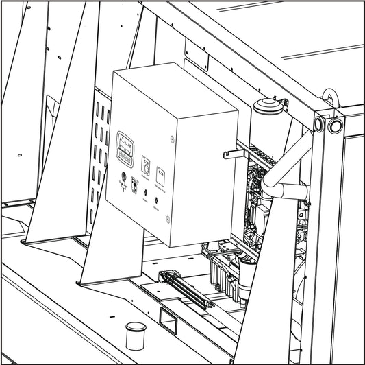 Control Box (2 of 2) Assembly Parts for SH-750 (17-000001 and UP) by Allmand