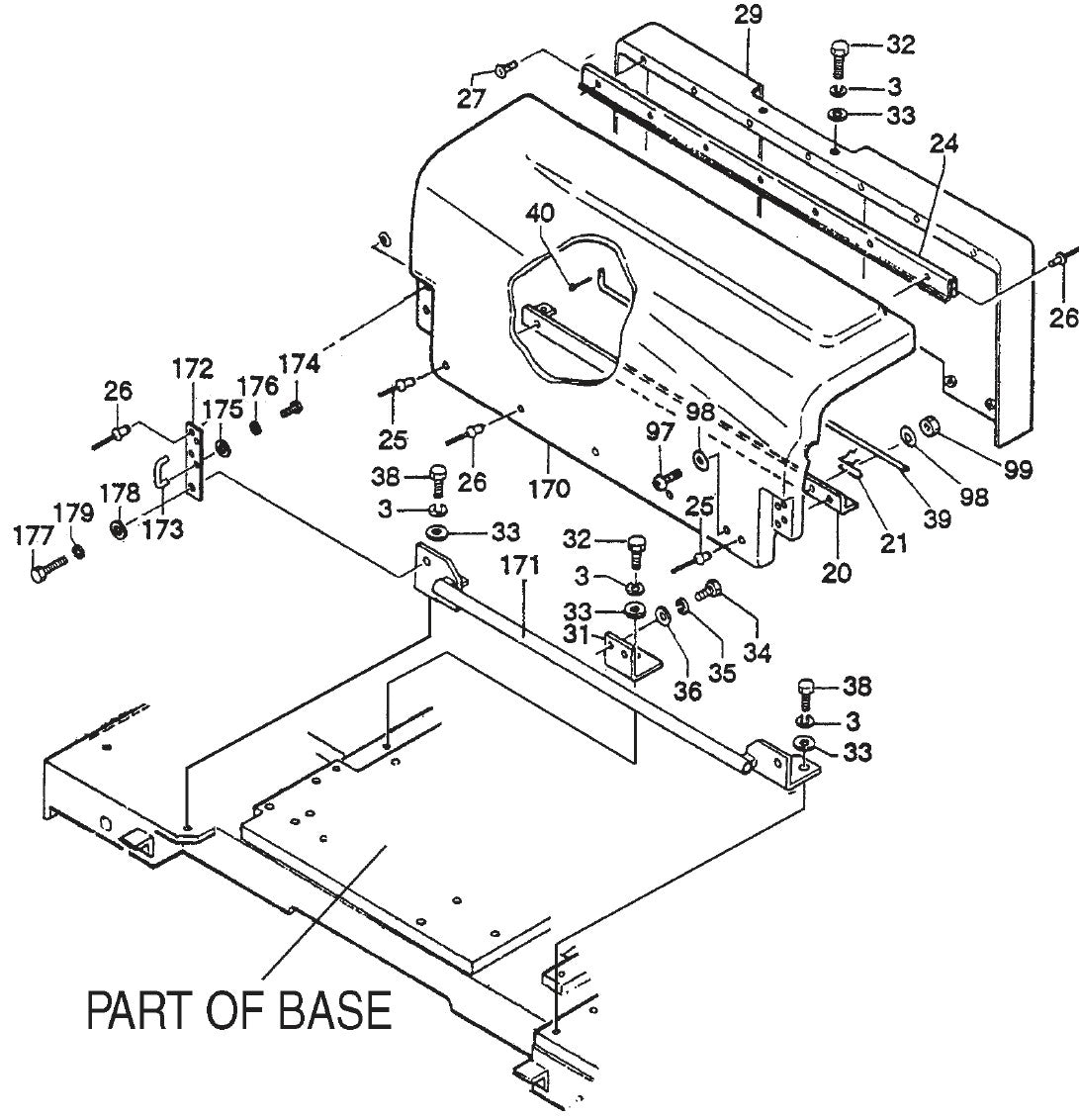 Side Cover Assembly Parts For MRH800DS2 Vibratory Rollers By Multiquip