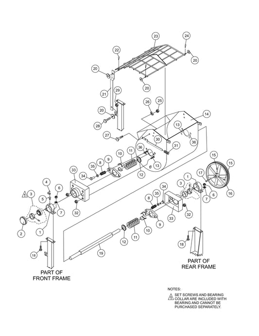 Steel Drum Assembly Parts- EM70S (Steel), EM70P (Plastic) Plaster And Motor Mixer