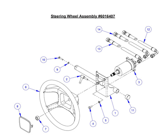 CC8574DD Steering Wheel Assembly 