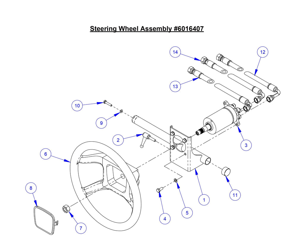CC8574DD Steering Wheel Assembly 