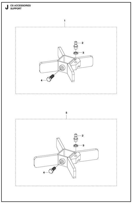 Support Parts For CS 10 Saw Accessories By Husqvarna