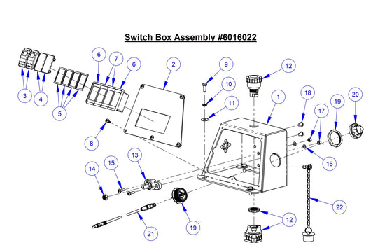 CC9074DK Switch Box Assembly