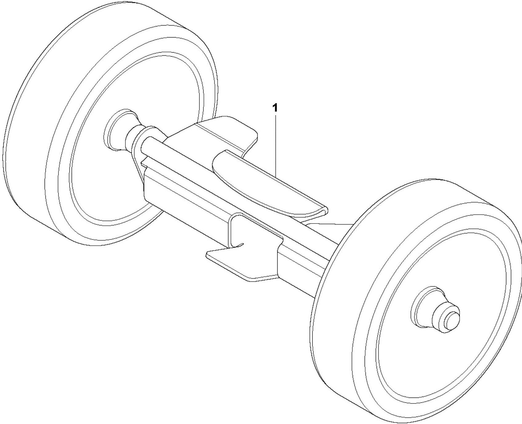 Trolley Assembly Parts For LT6005 Compaction Rammer By Husqvarna