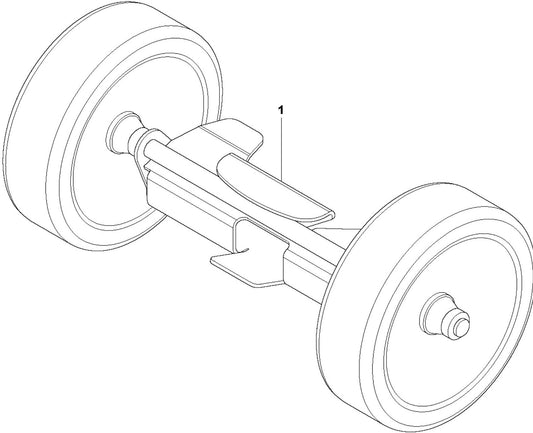 Trolley Assembly Parts For LT6005 Compaction Rammer By Husqvarna