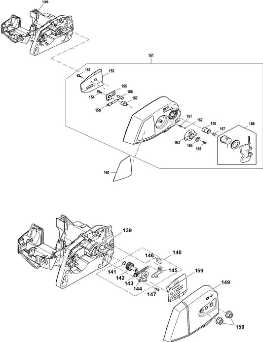 TLC, Chain Tensioner Assembly Parts For EA3200SRBB, EA3201SRBB, EA3201S35B Gas Chain Saw Parts by Makita