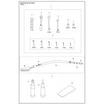 Tools Parts For WS 440 HF By Husqvarna