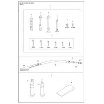 Tools Parts For WS 482 HF By Husqvarna