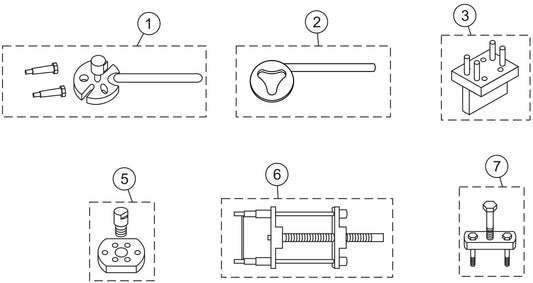 MTX50HD Tools Assembly Parts