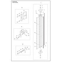 Track System Parts For WS 440 HF By Husqvarna