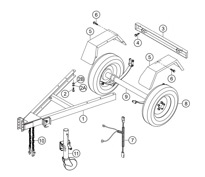 Trailer Assembly Parts-DIS100SSK4F KUBOTA D1005-E4B DIESEL ENGINE