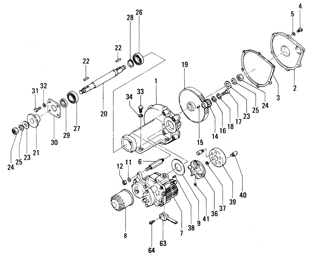 Transmission assembly Parts For MDR9D Walk-Behind Roller By Multiquip