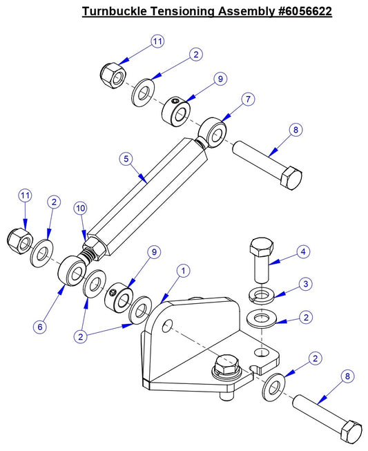 CC5555GK Turnbuckle Tensioning Assembly