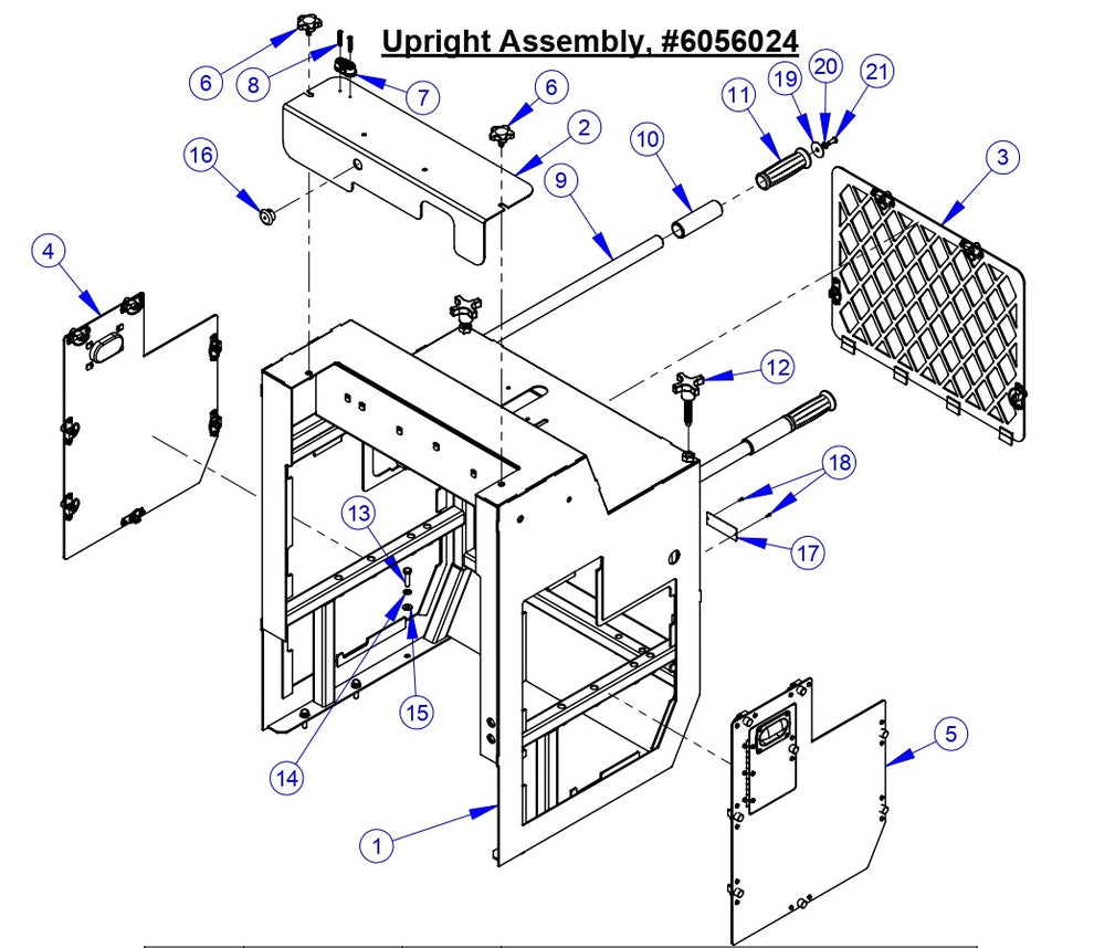 CC5555GK Upright Assembly