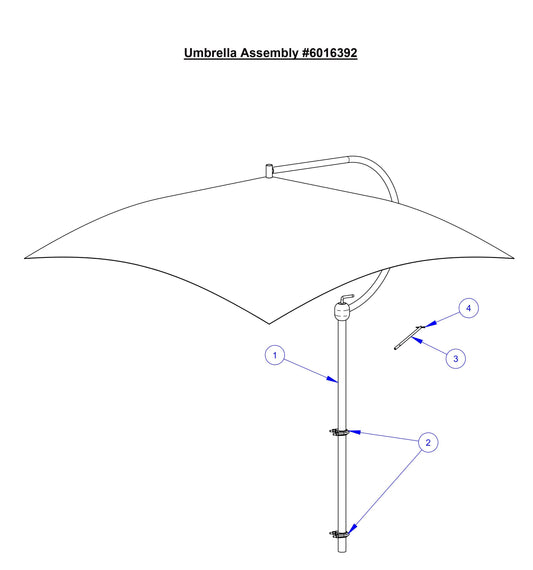 CC8574DD Umbrella Assembly