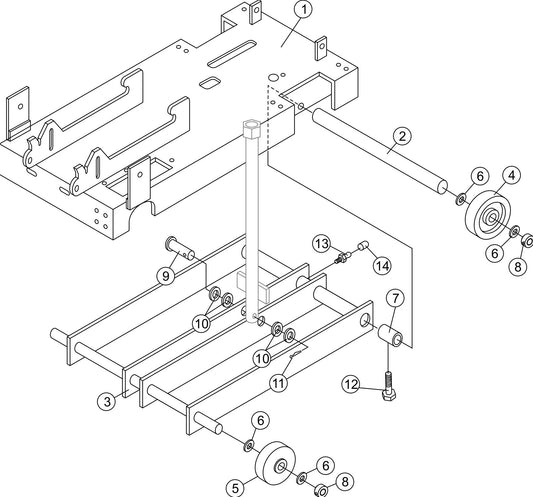 SP2S20H Undercarriage Assembly Parts