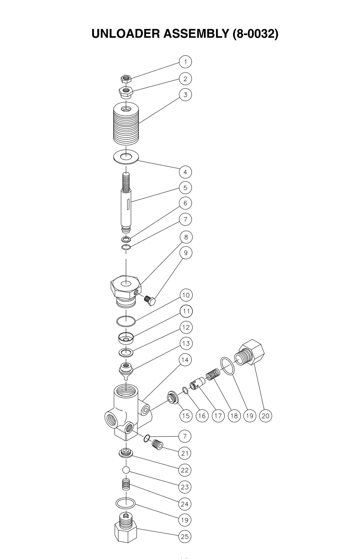 3004-0ME1 CW Unloader Assembly