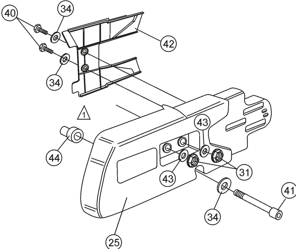 HS62A V-Belt Cover (Clutch Side) Assembly Parts
